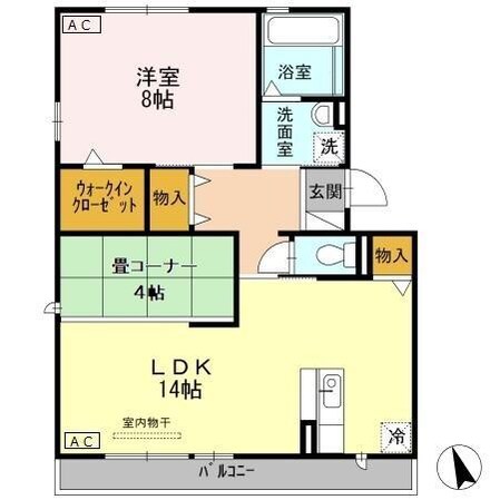 フラン トゥールの物件間取画像